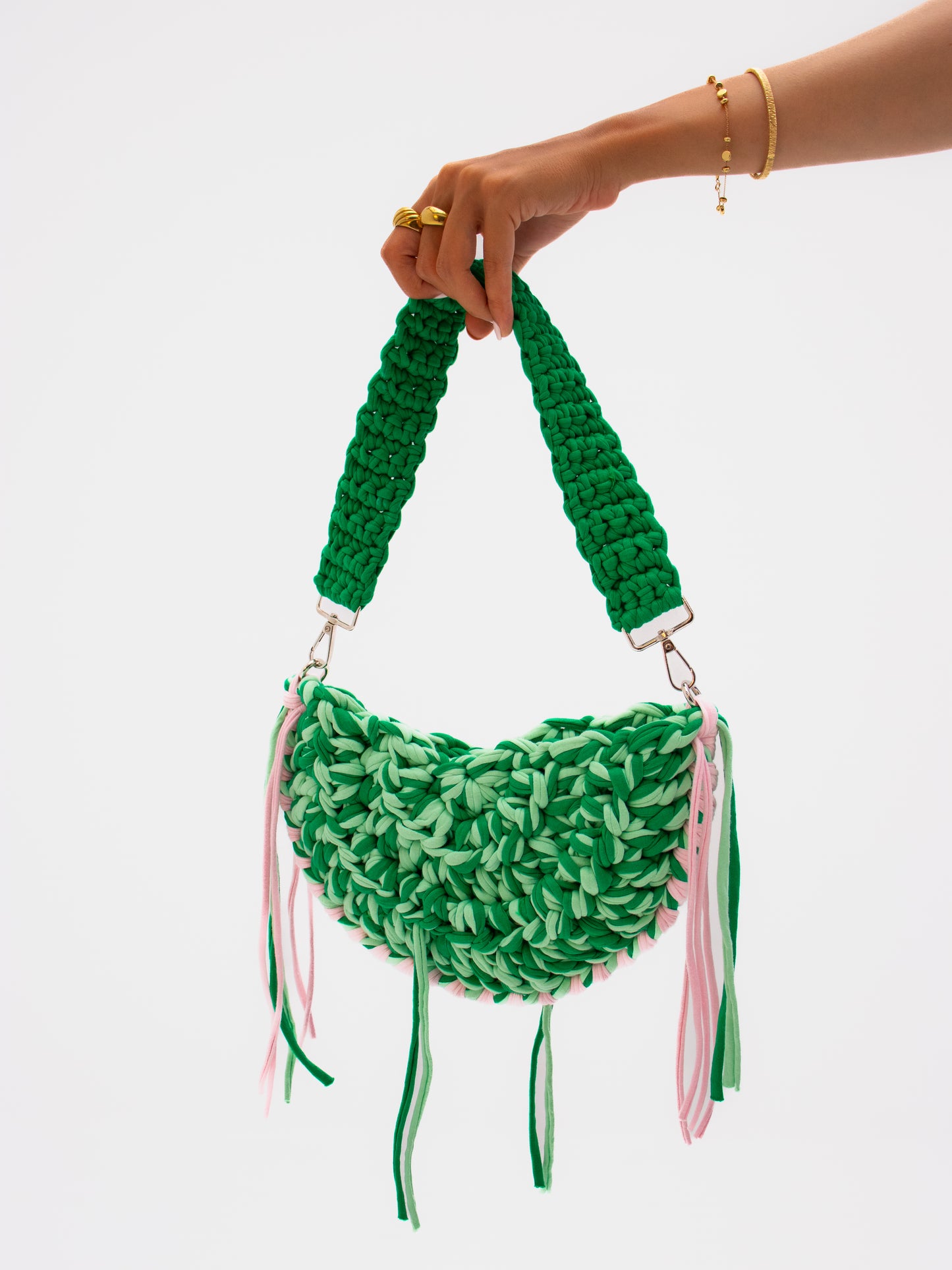 Entwine Bag in Green